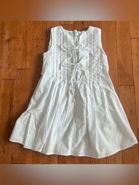 Peppermayo Dresses & Skirts - Peppermayo White Tie Front Mini Dress - Size 4